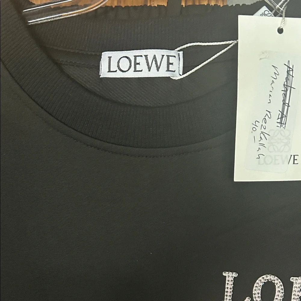 Unbranded (Loewe) 2-piece Black Monogrammed Lounge Set - Size Small - Picture 3 of 11